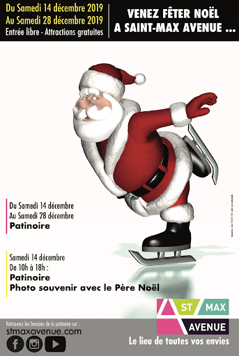 St max avenue ouvre sa patinoire pour Noël