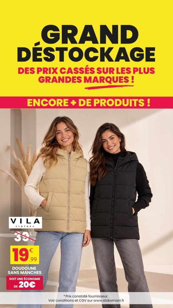Grand Déstockage Stokomani : des prix cassés !