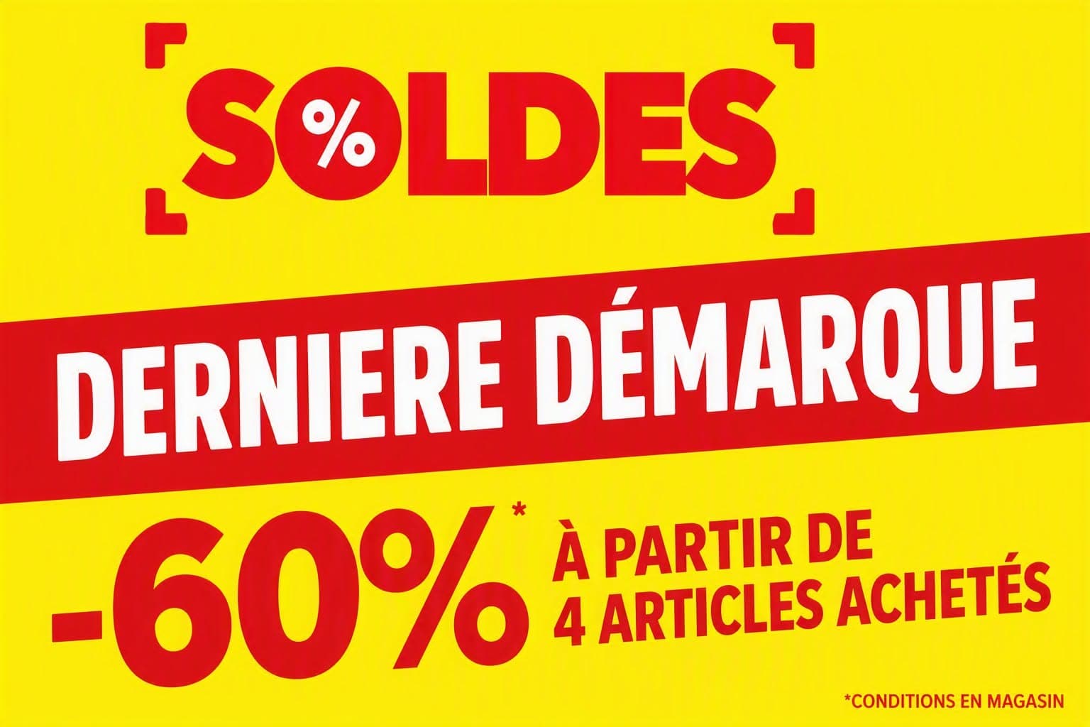 Dernière démarque soldes