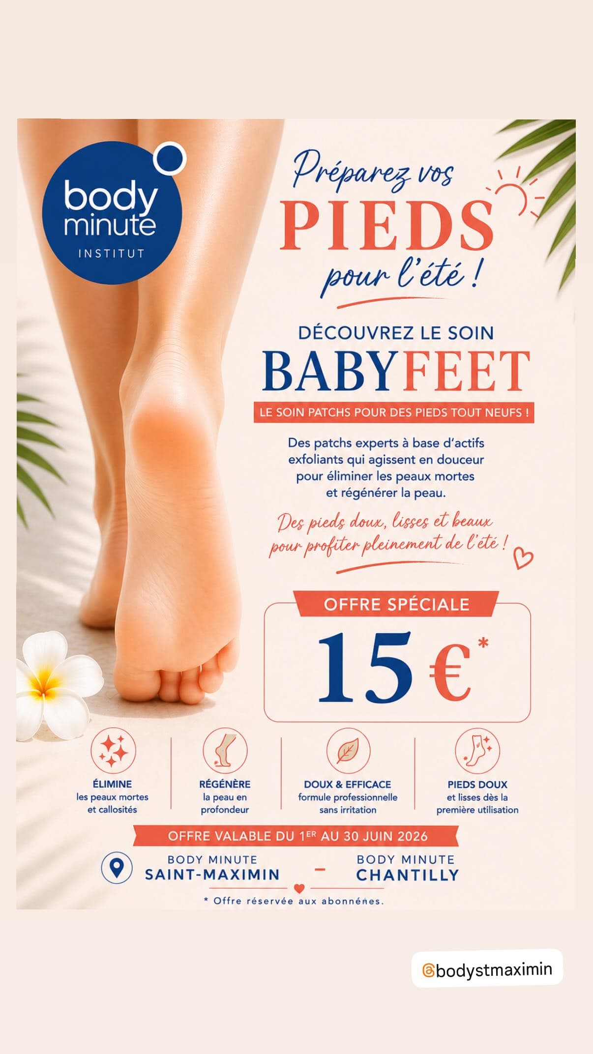 Soin BABYFEET à 15€