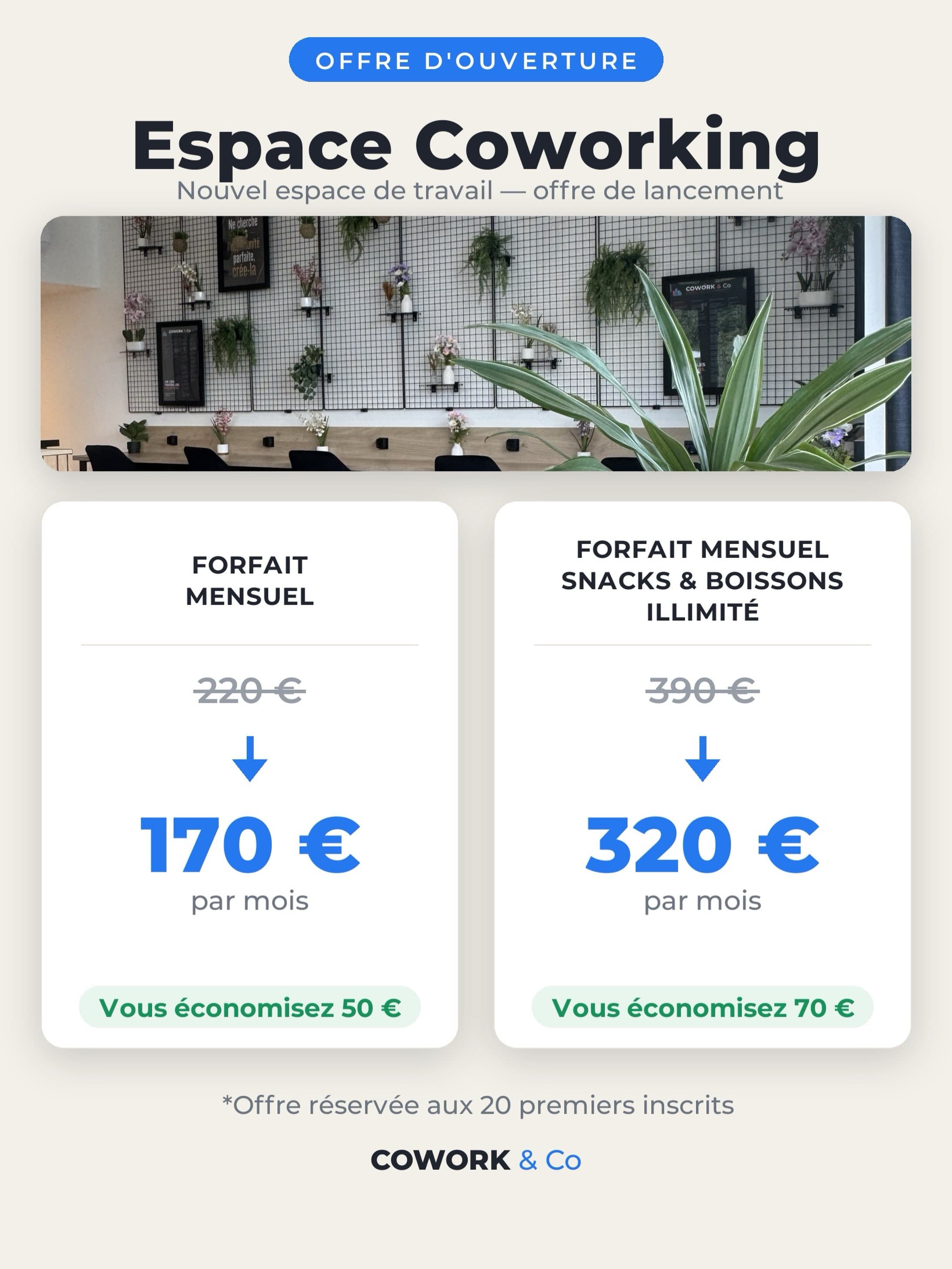 Offre de lancement exclusive