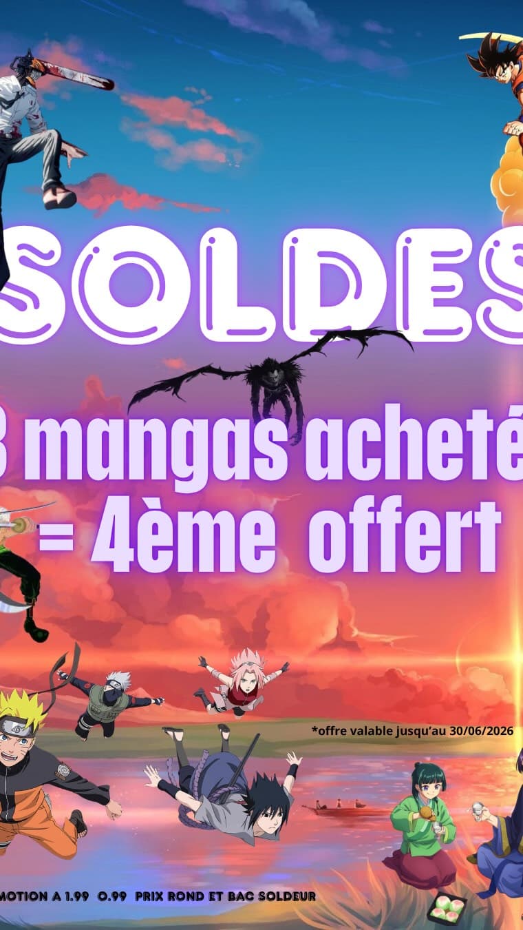 Soldes rayon manga