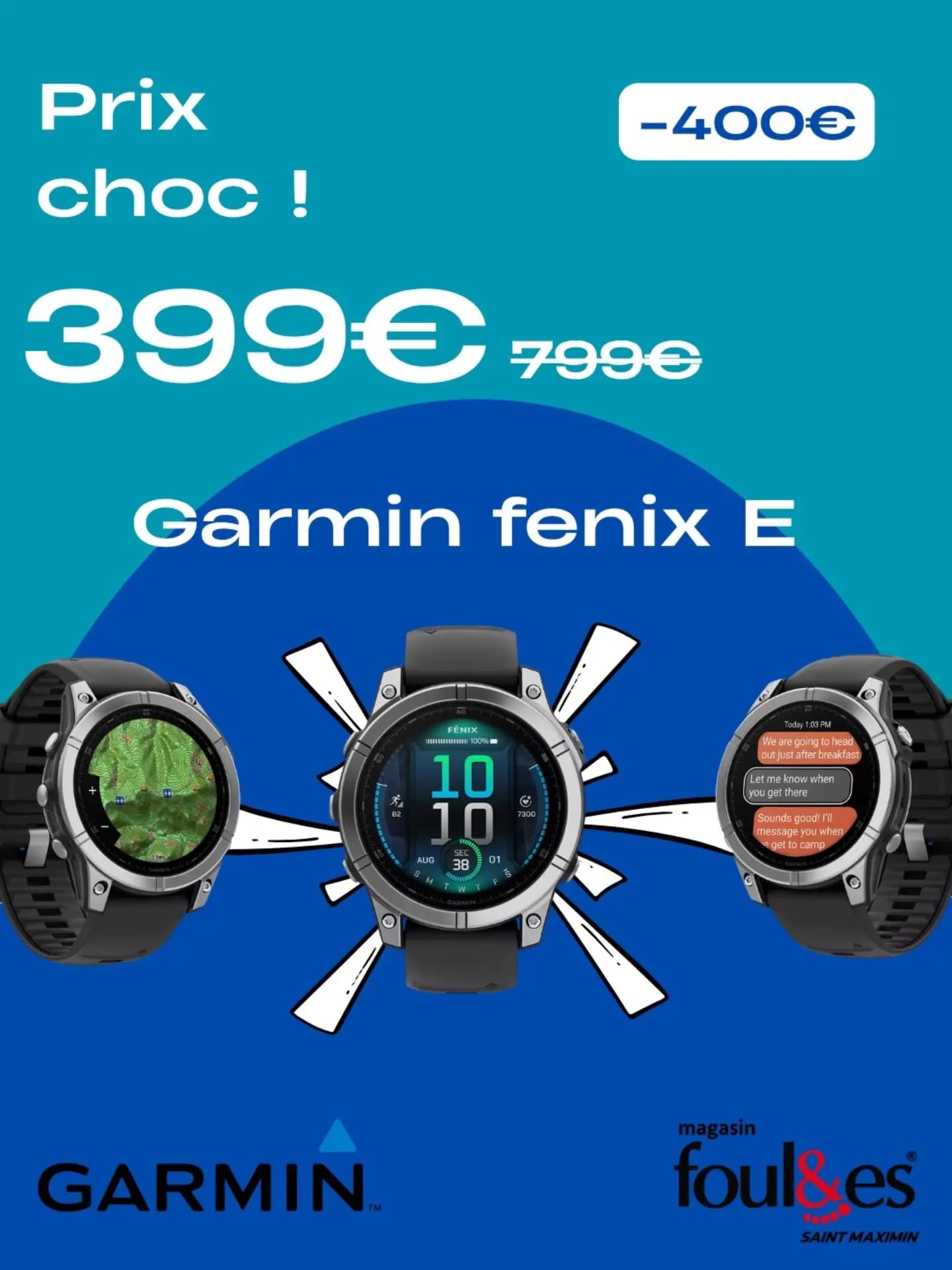 Garmin Fenix E -50%