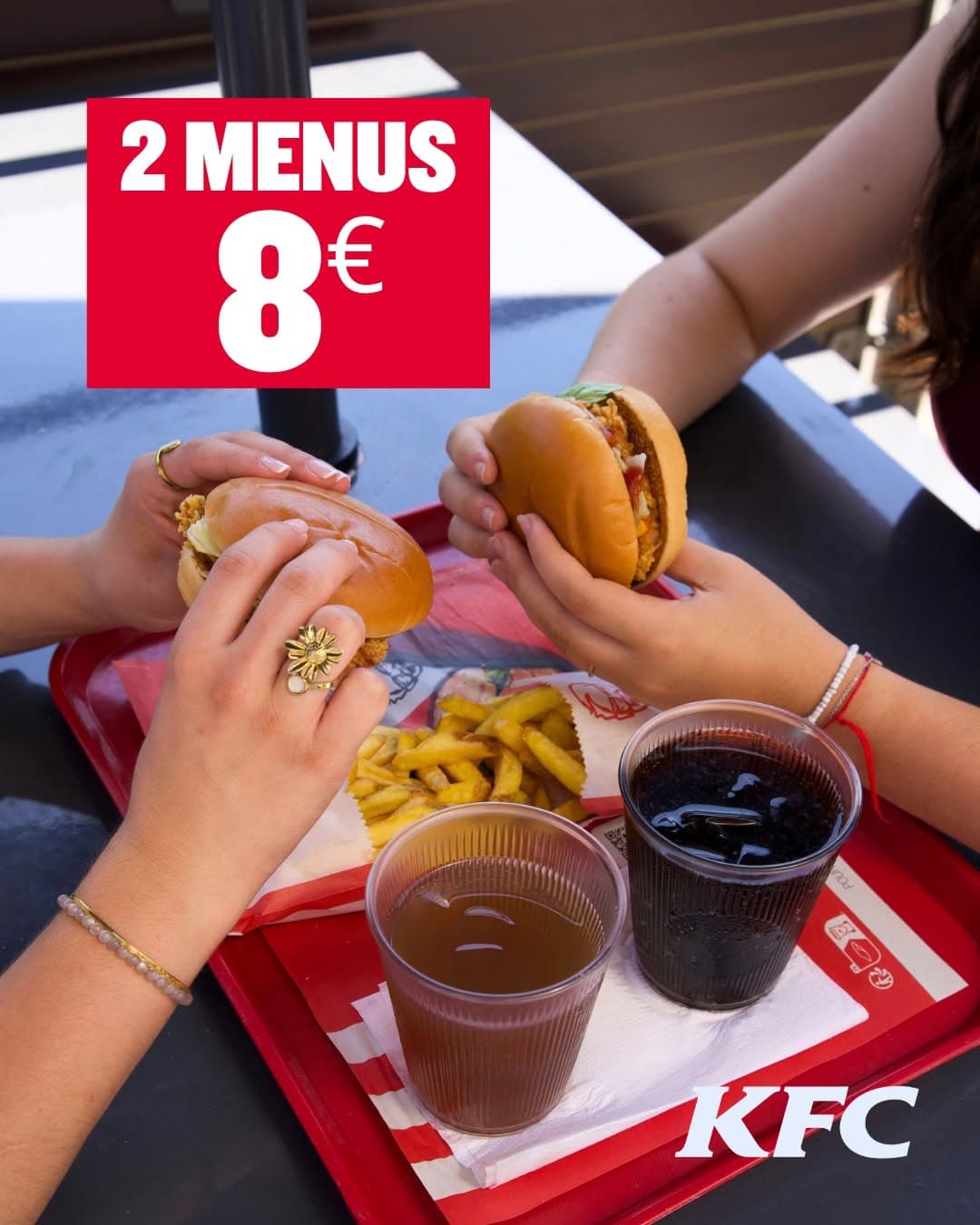 2 menus à 8€