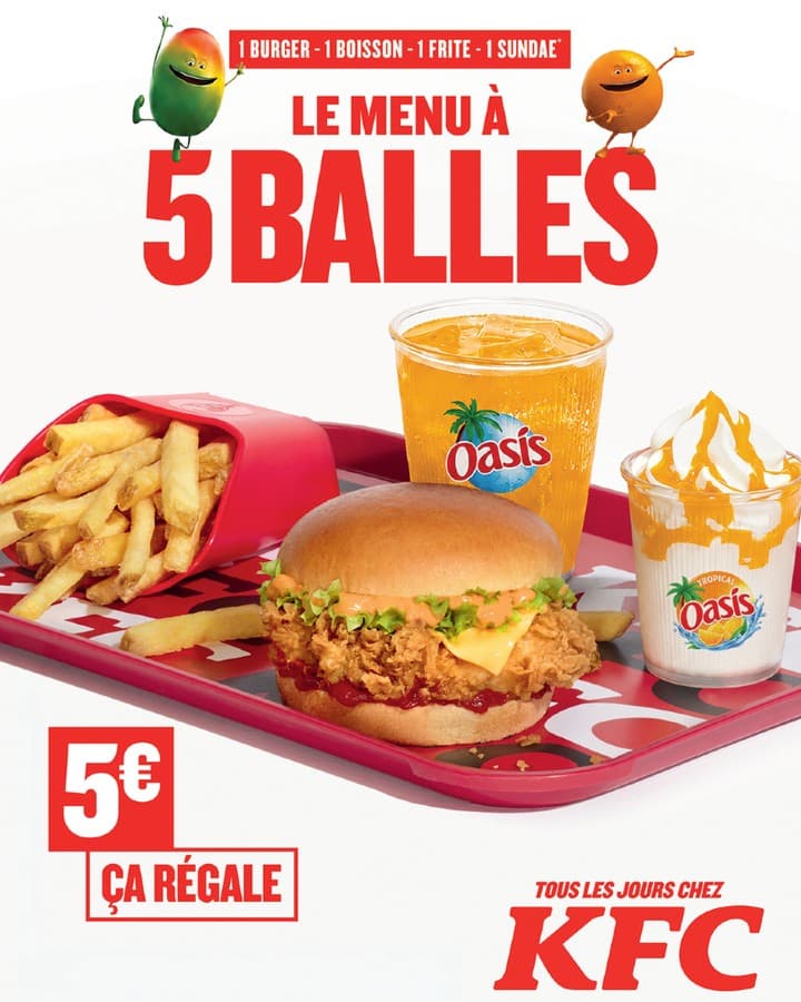 Menu complet 5€