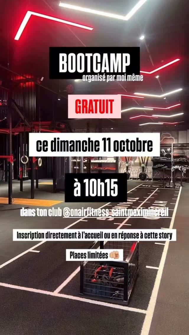 Bootcamp gratuit dimanche