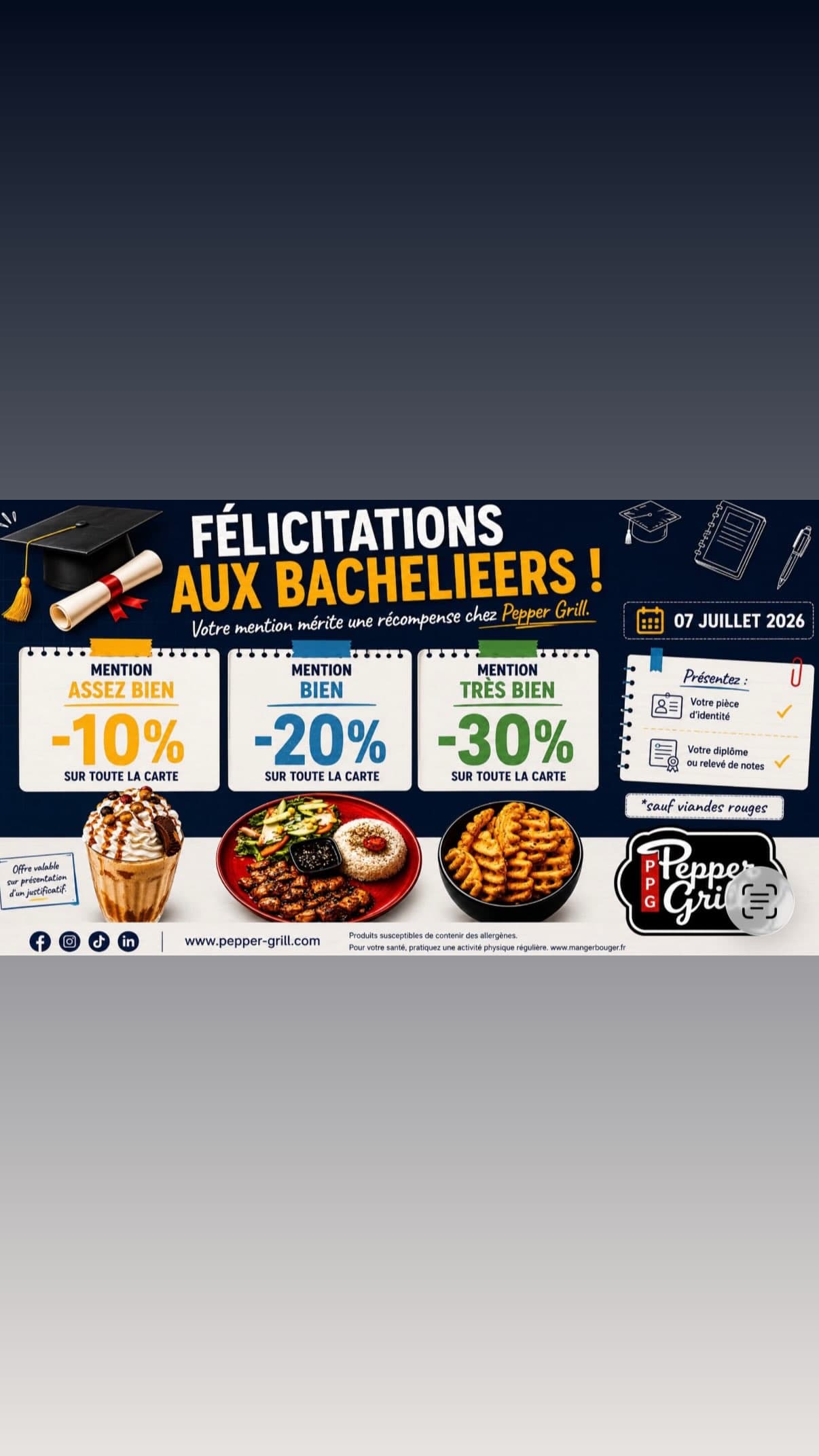 Offre spéciale bacheliers