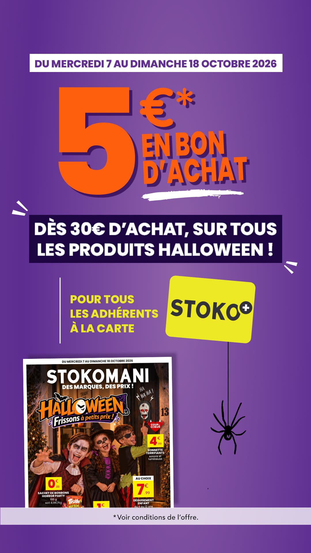 Bon d'achat Halloween