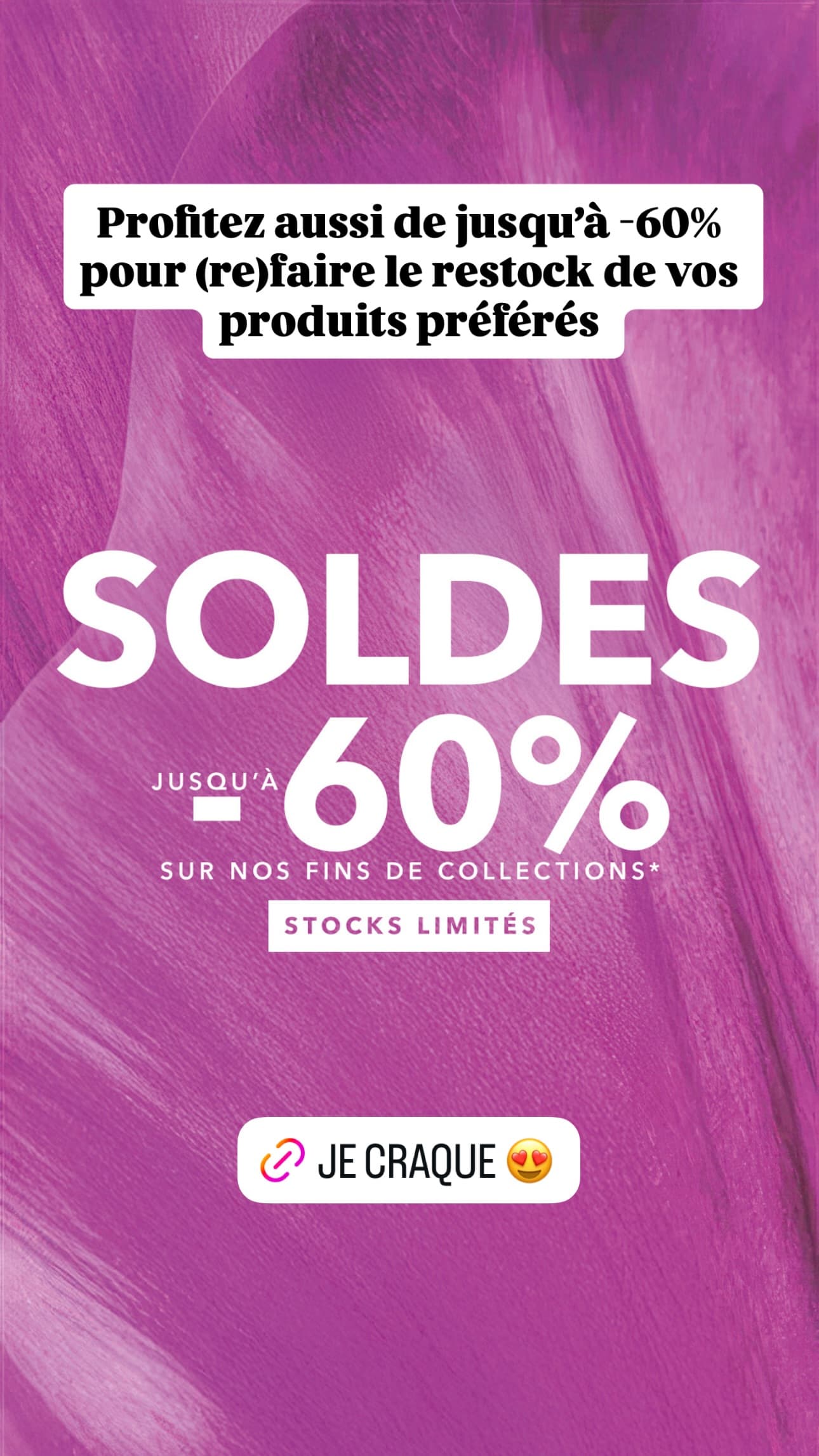 Soldes jusqu'à -60%