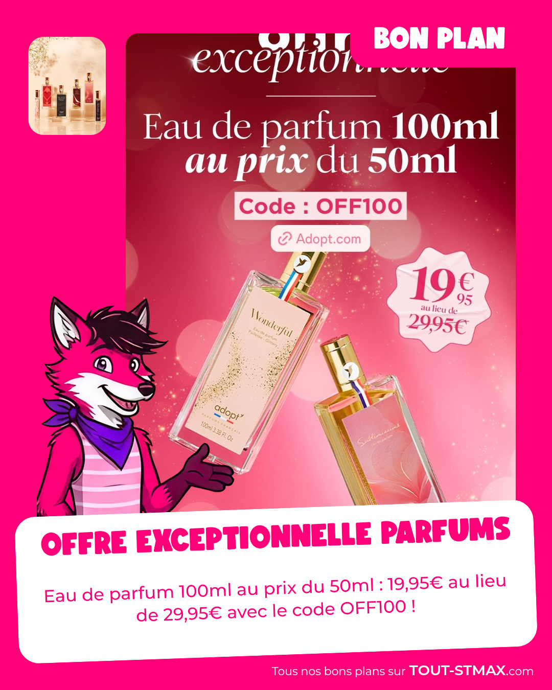 Offre exceptionnelle parfums