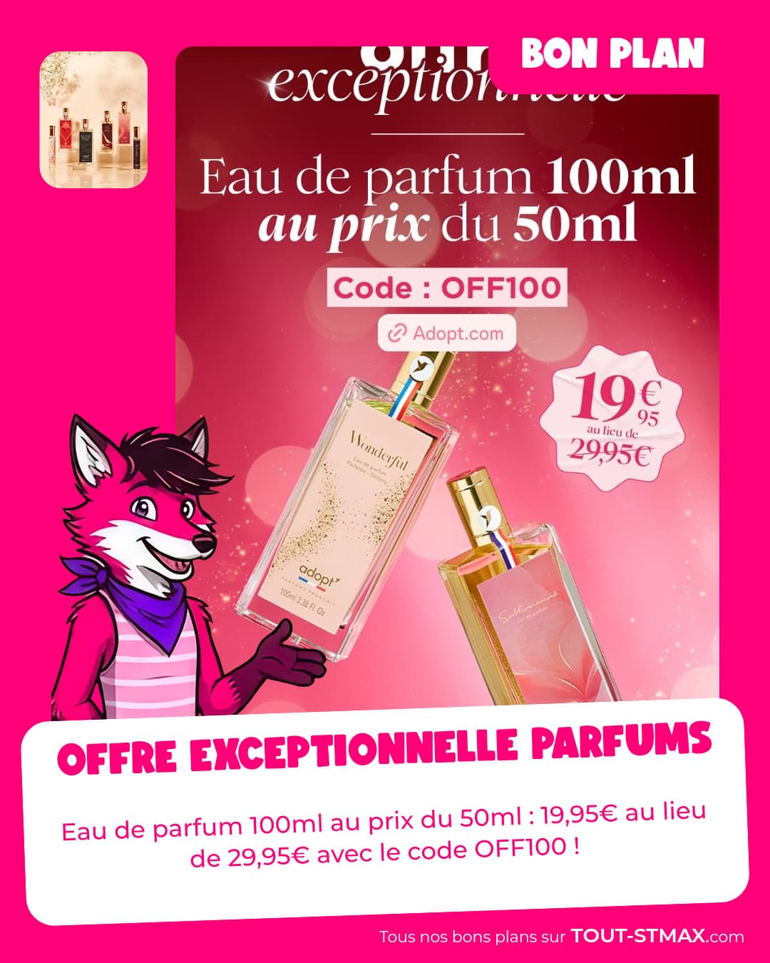 Offre exceptionnelle parfums