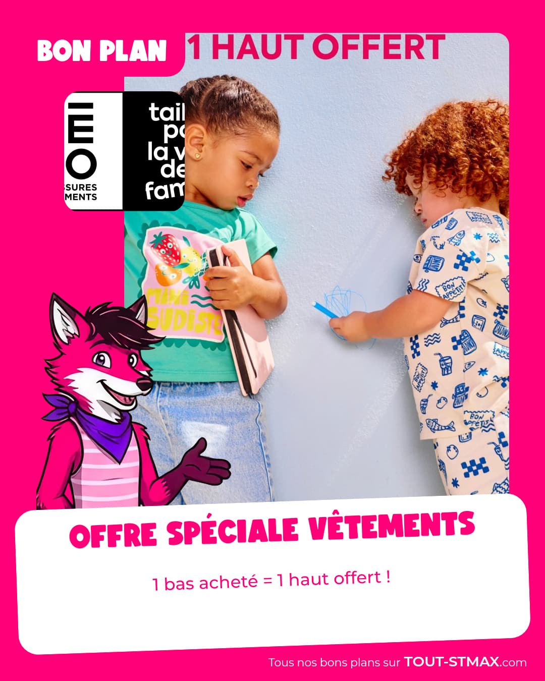 Offre spéciale vêtements