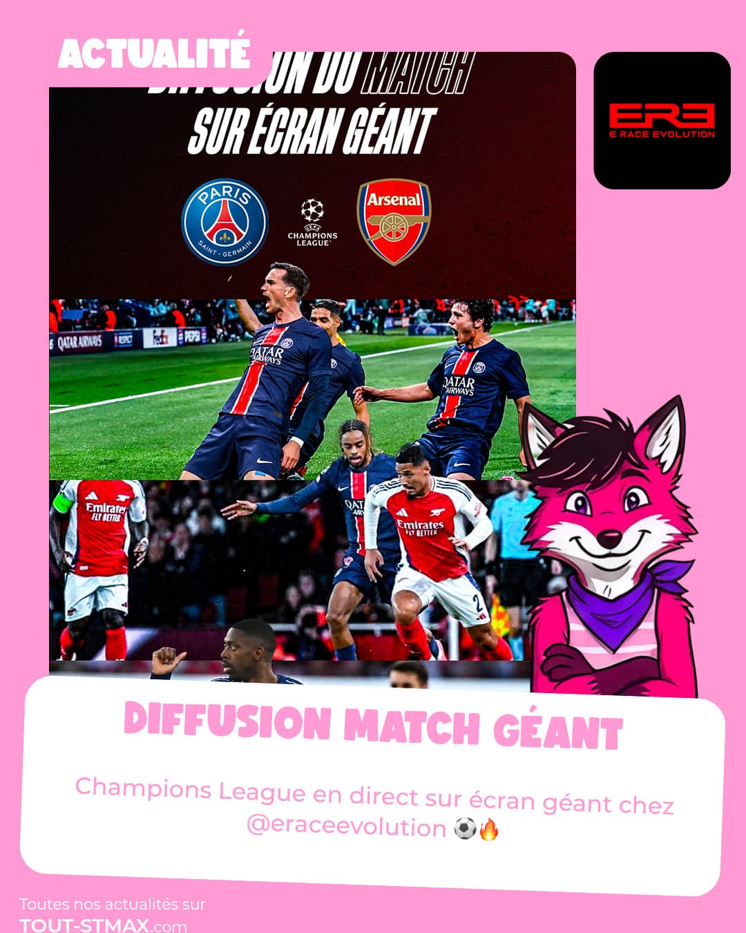 Diffusion match géant