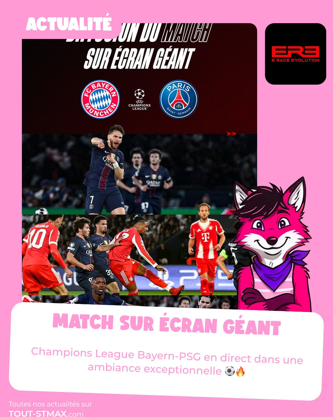 Match sur écran géant