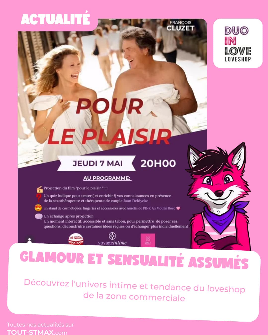 Glamour et sensualité assumés