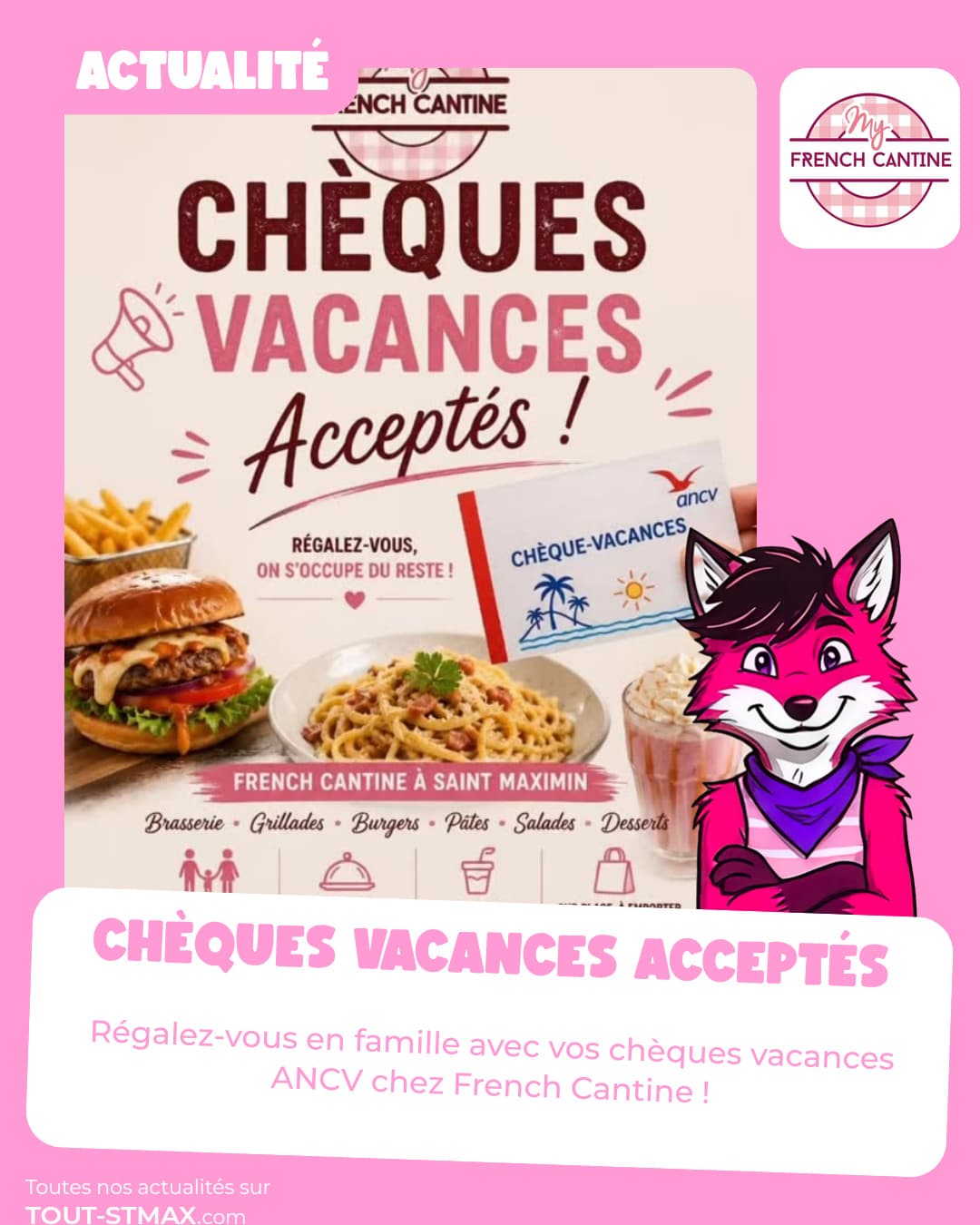 Chèques Vacances Acceptés