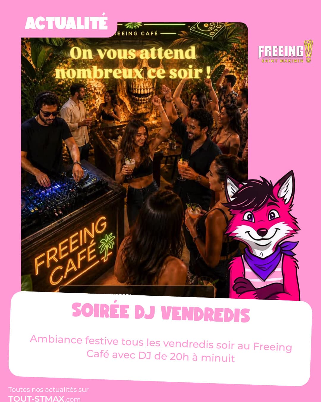 Soirée DJ vendredis
