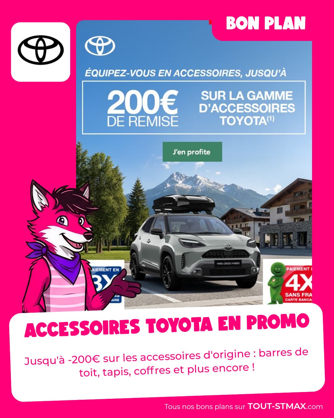 Accessoires Toyota en promo