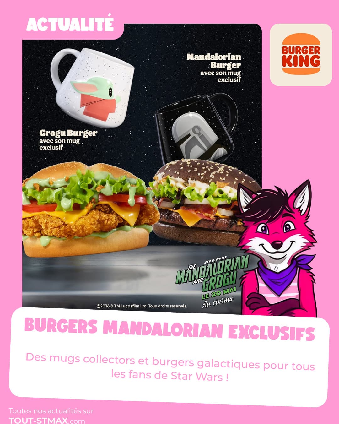 Burgers Mandalorian exclusifs