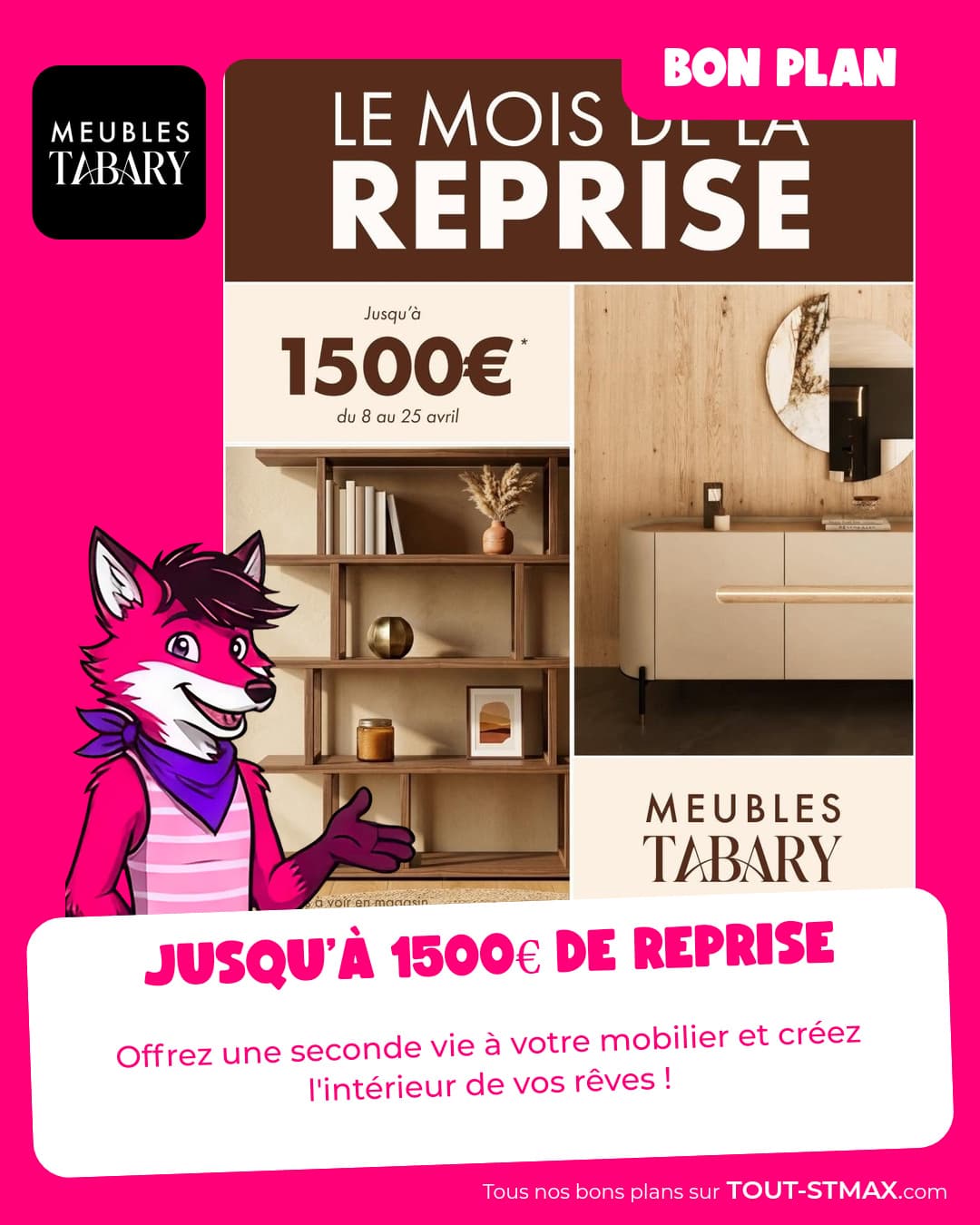 Jusqu'à 1500€ de reprise