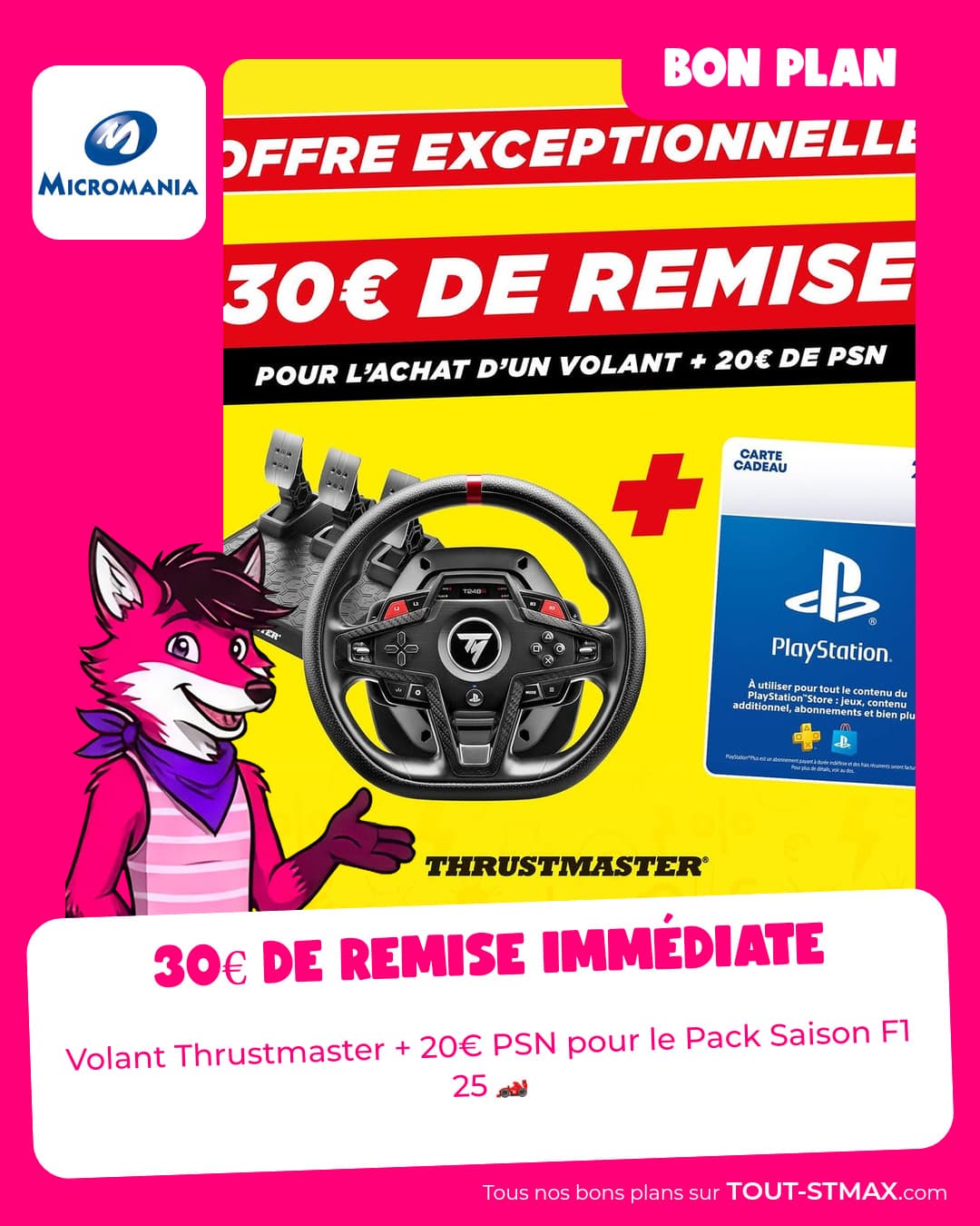 30€ de remise immédiate