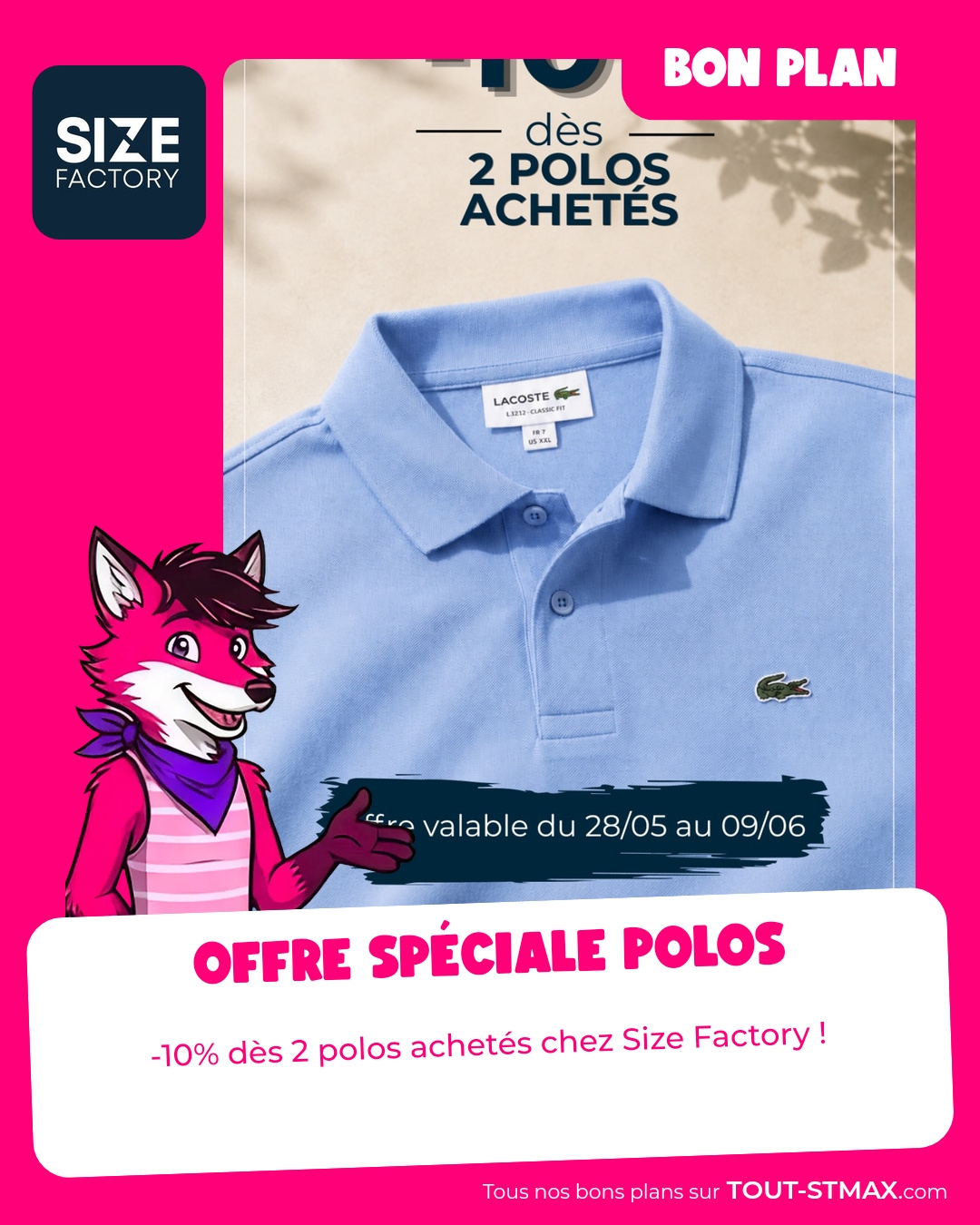 Offre spéciale polos
