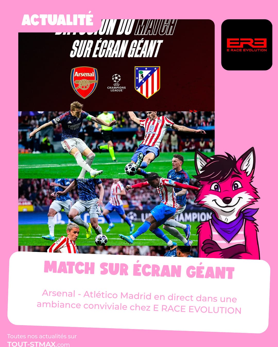 Match sur écran géant