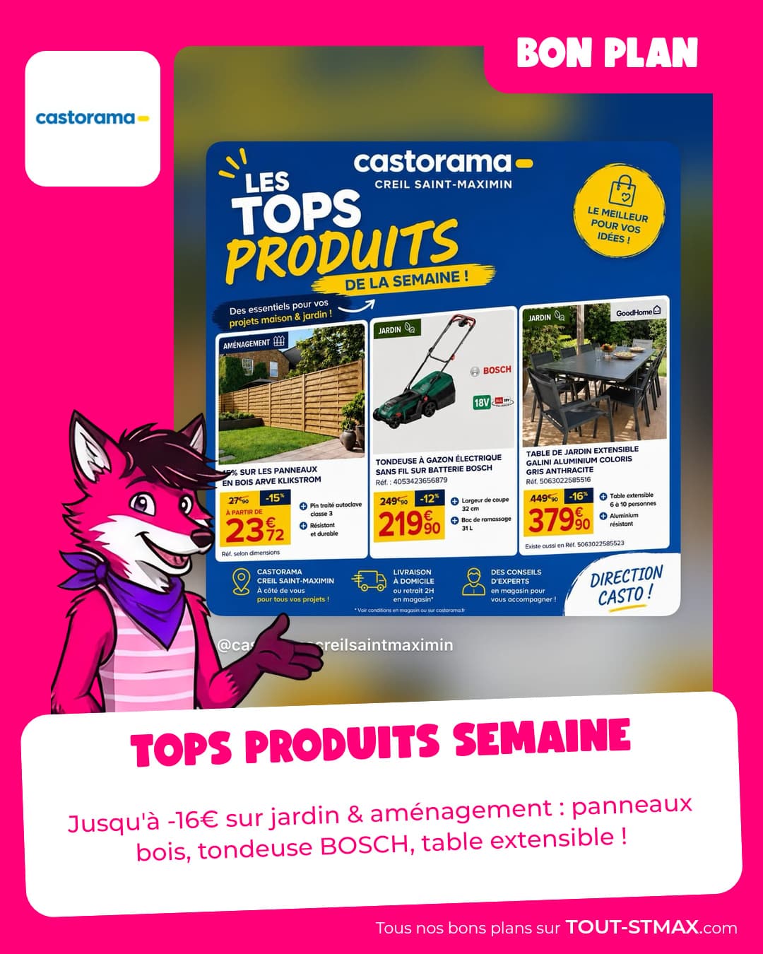 Tops produits semaine