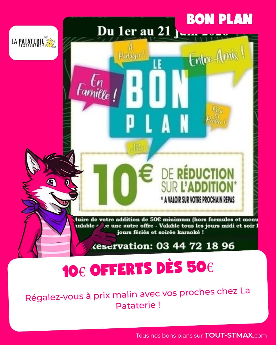 10€ offerts dès 50€