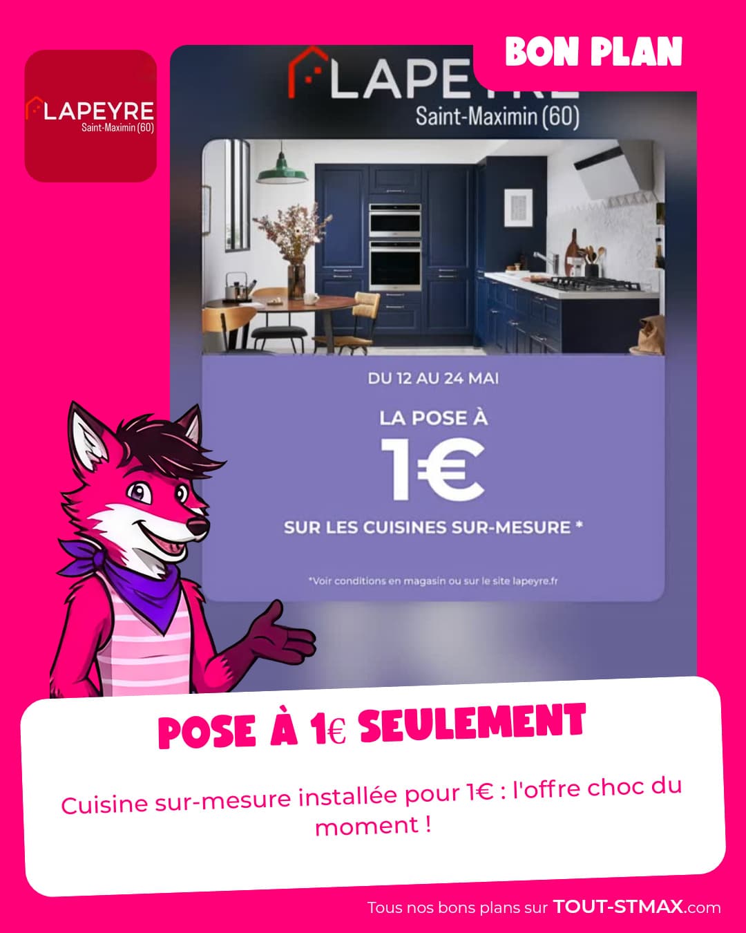 Pose à 1€ seulement