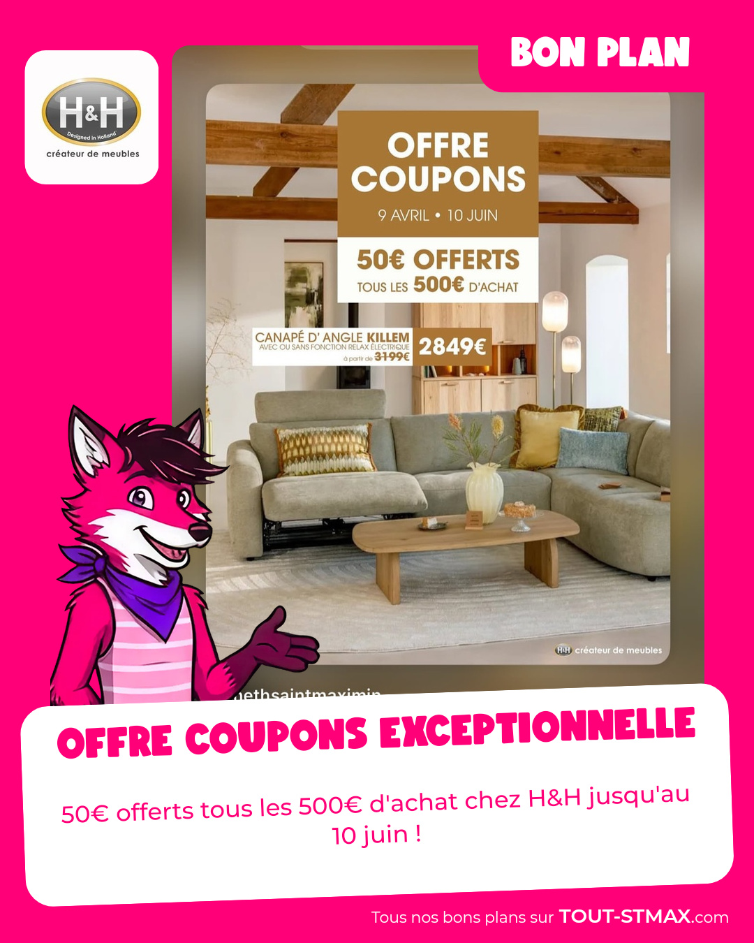 Offre coupons exceptionnelle