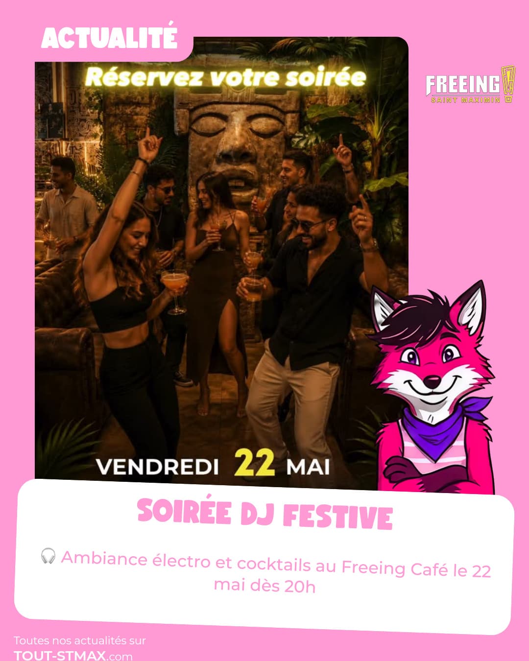 Soirée DJ festive