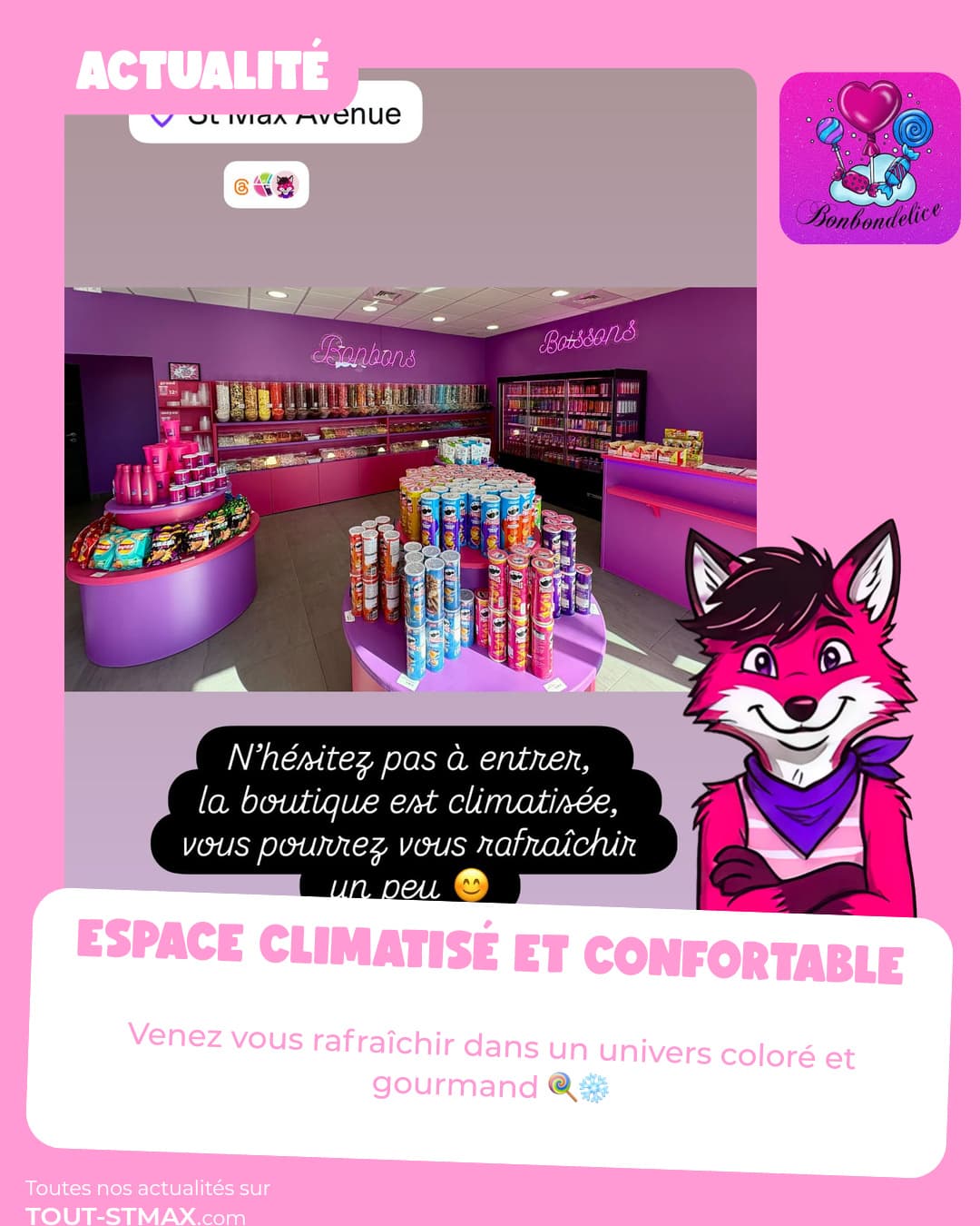 Espace climatisé et confortable