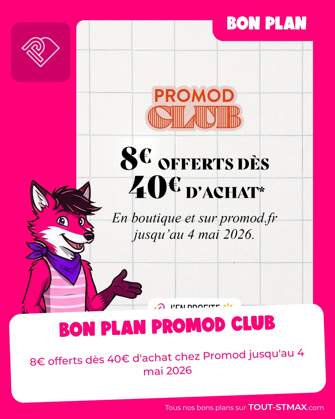 Bon plan Promod Club