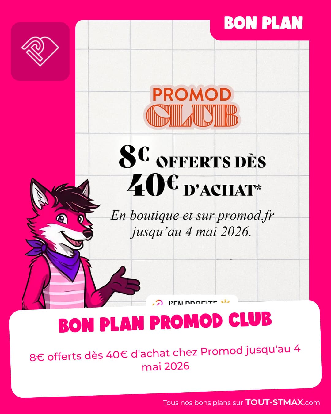 Bon plan Promod Club