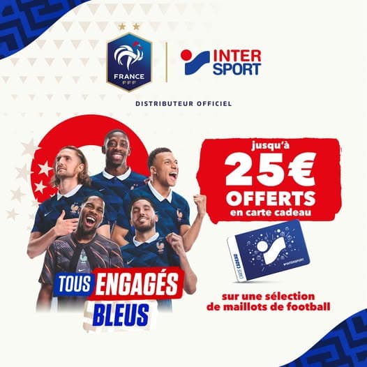 Jusqu'à 25€ offerts