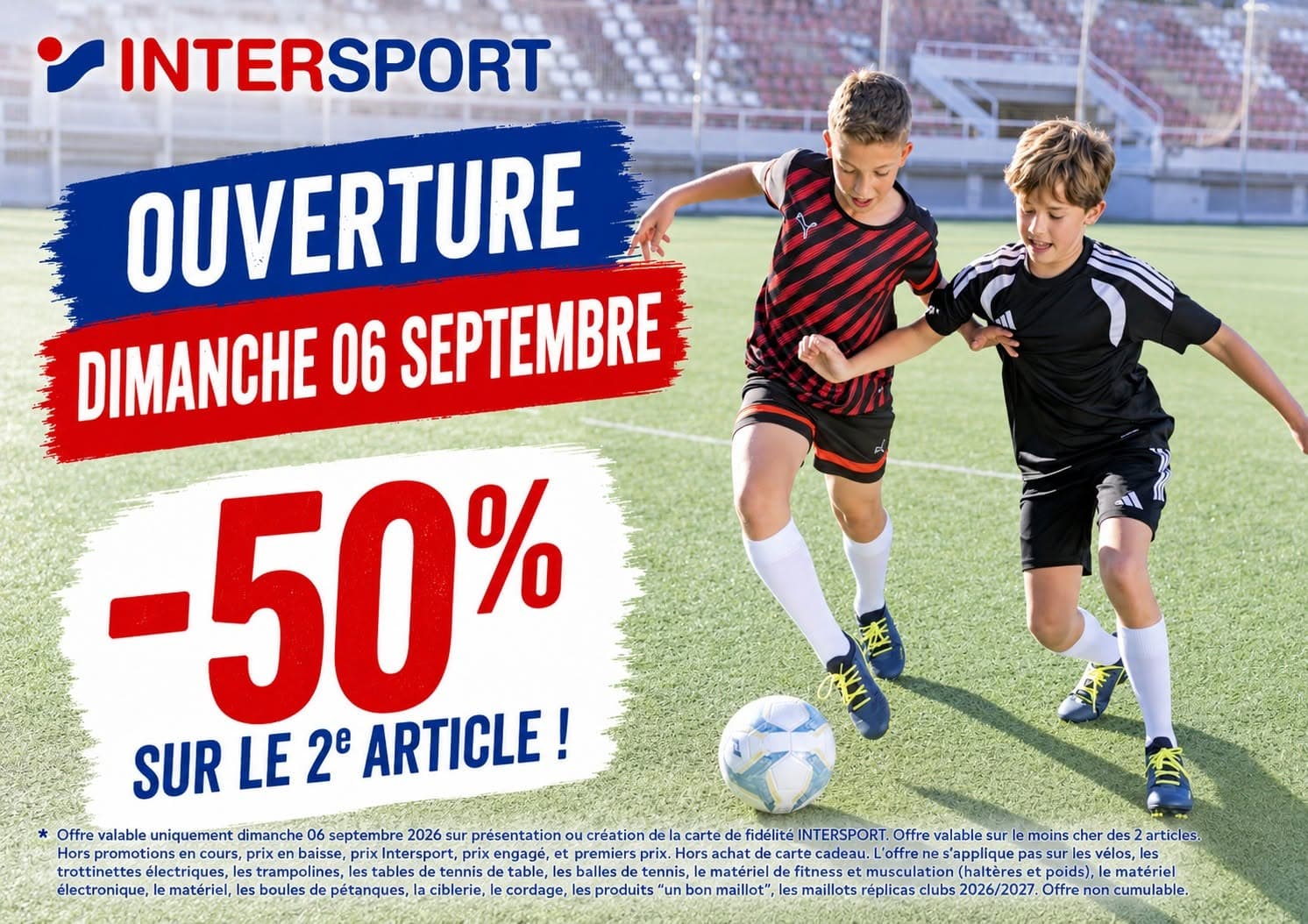 -50% sur le 2ᵉ article