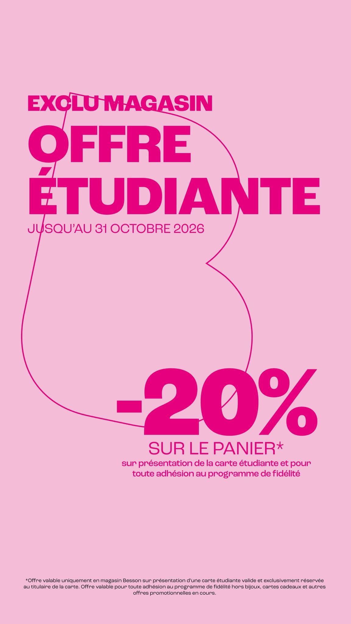 Offre étudiante exclusive