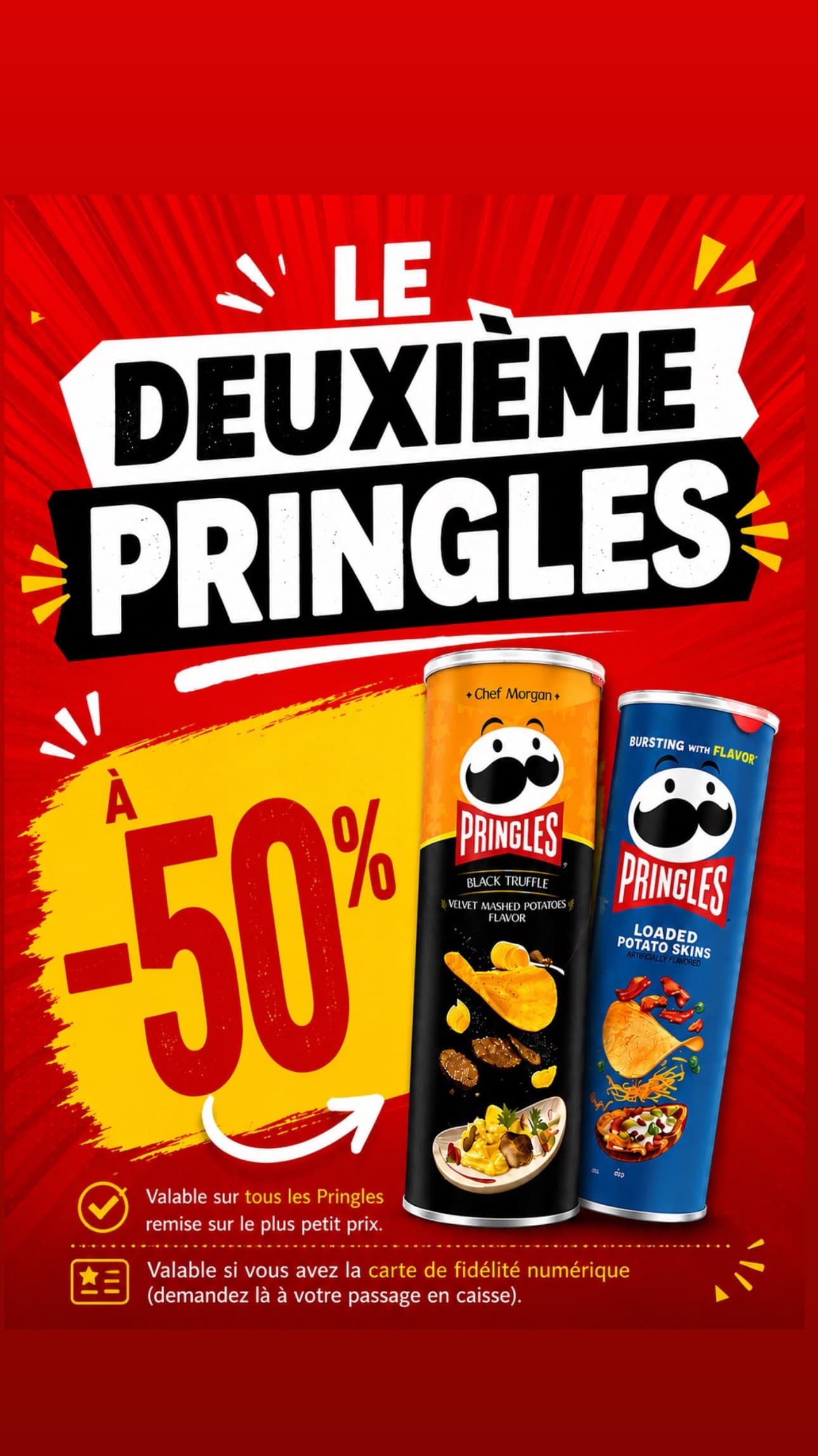 Promotion Pringles -50%