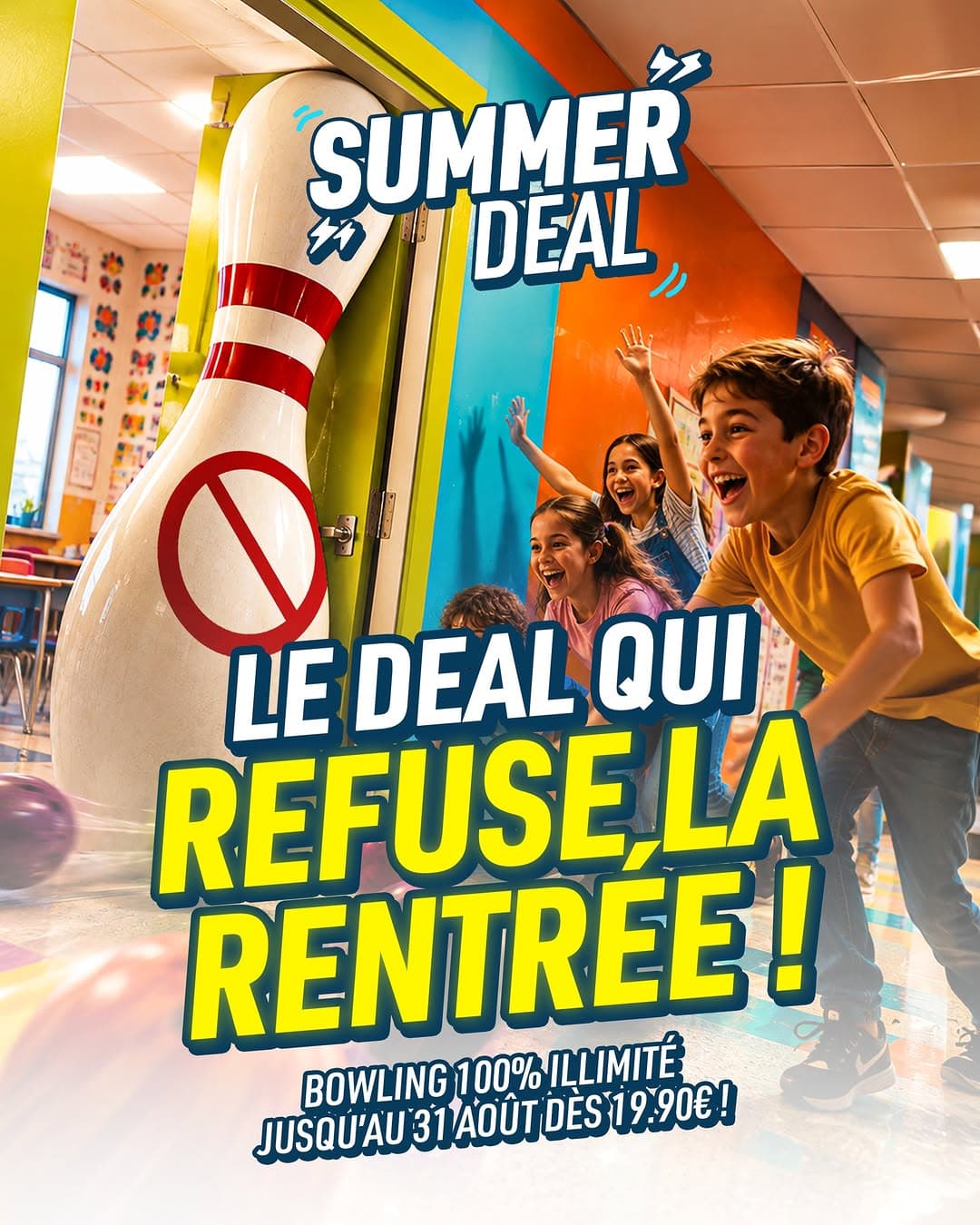 Bowling illimité tout l'été