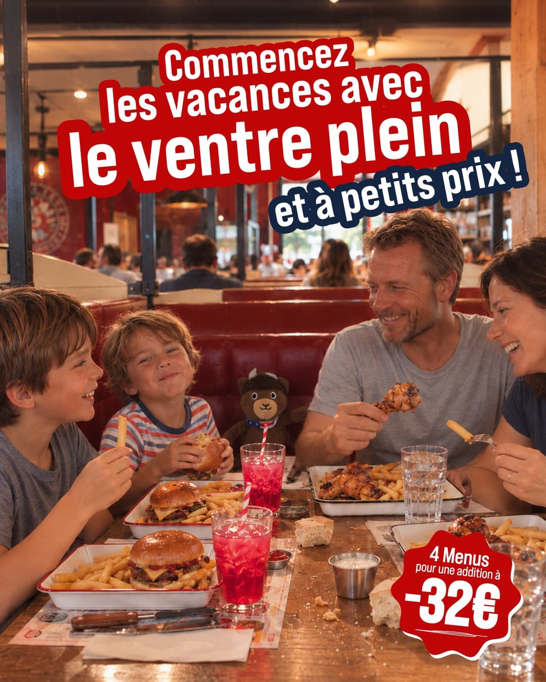 Repas famille à prix mini