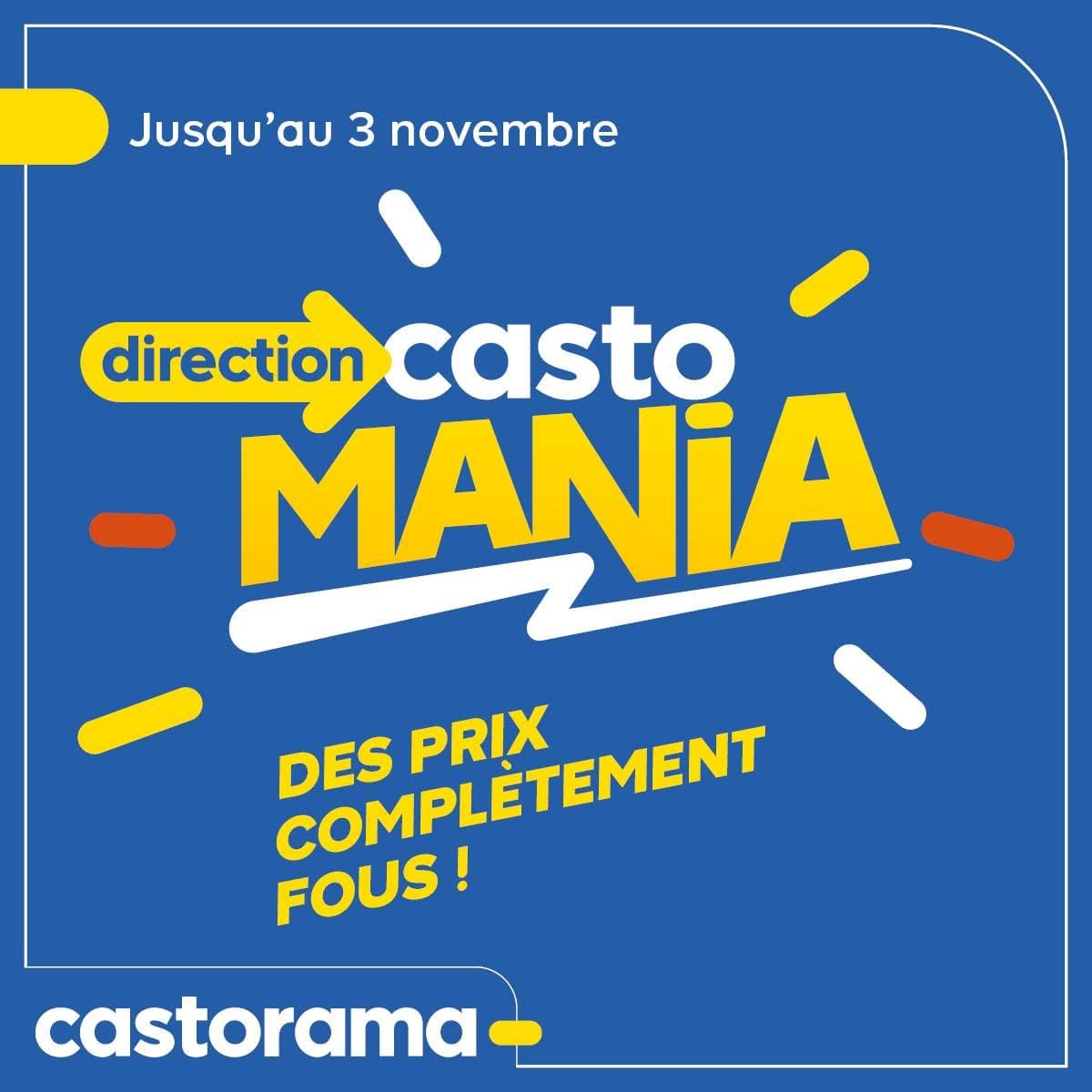 Castomania jusqu'au 3 novembre
