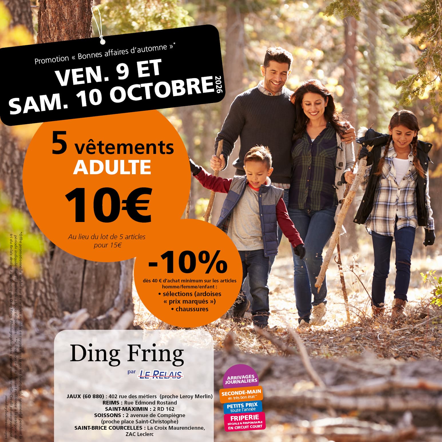 Bonnes affaires d'automne