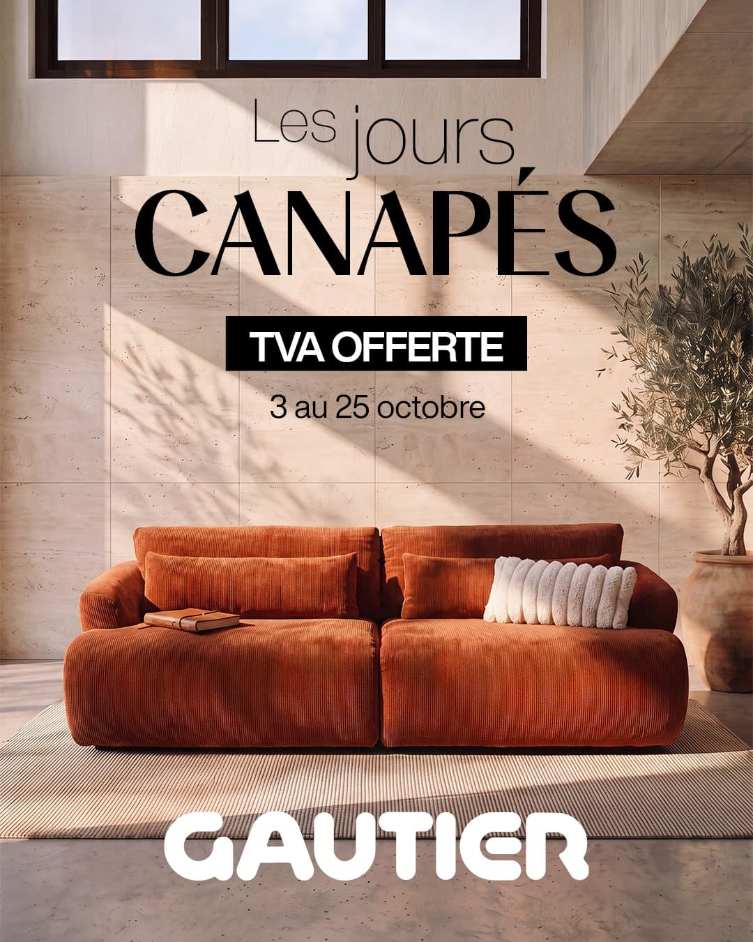 TVA offerte canapés
