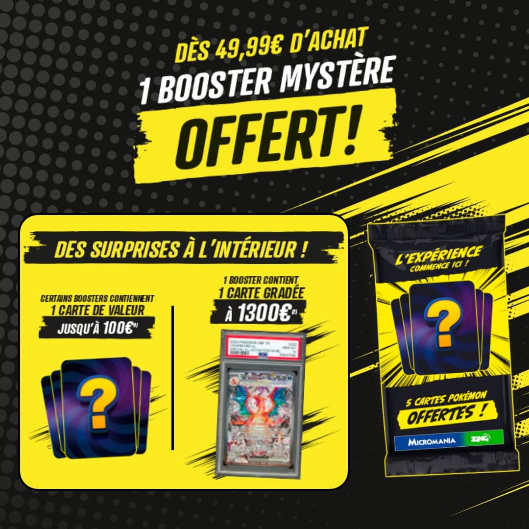 Booster mystère offert