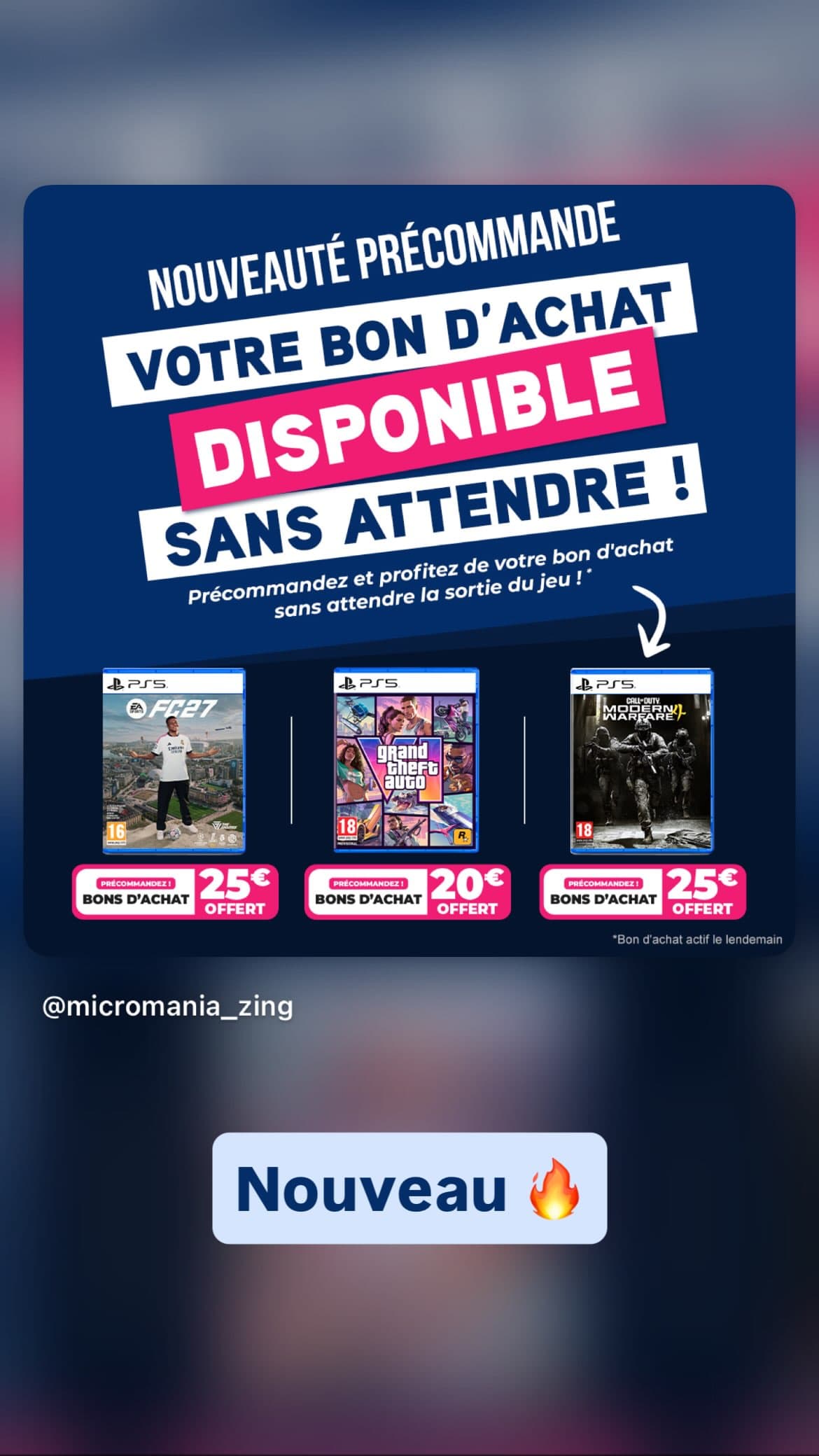 Précommandes PS5 récompensées