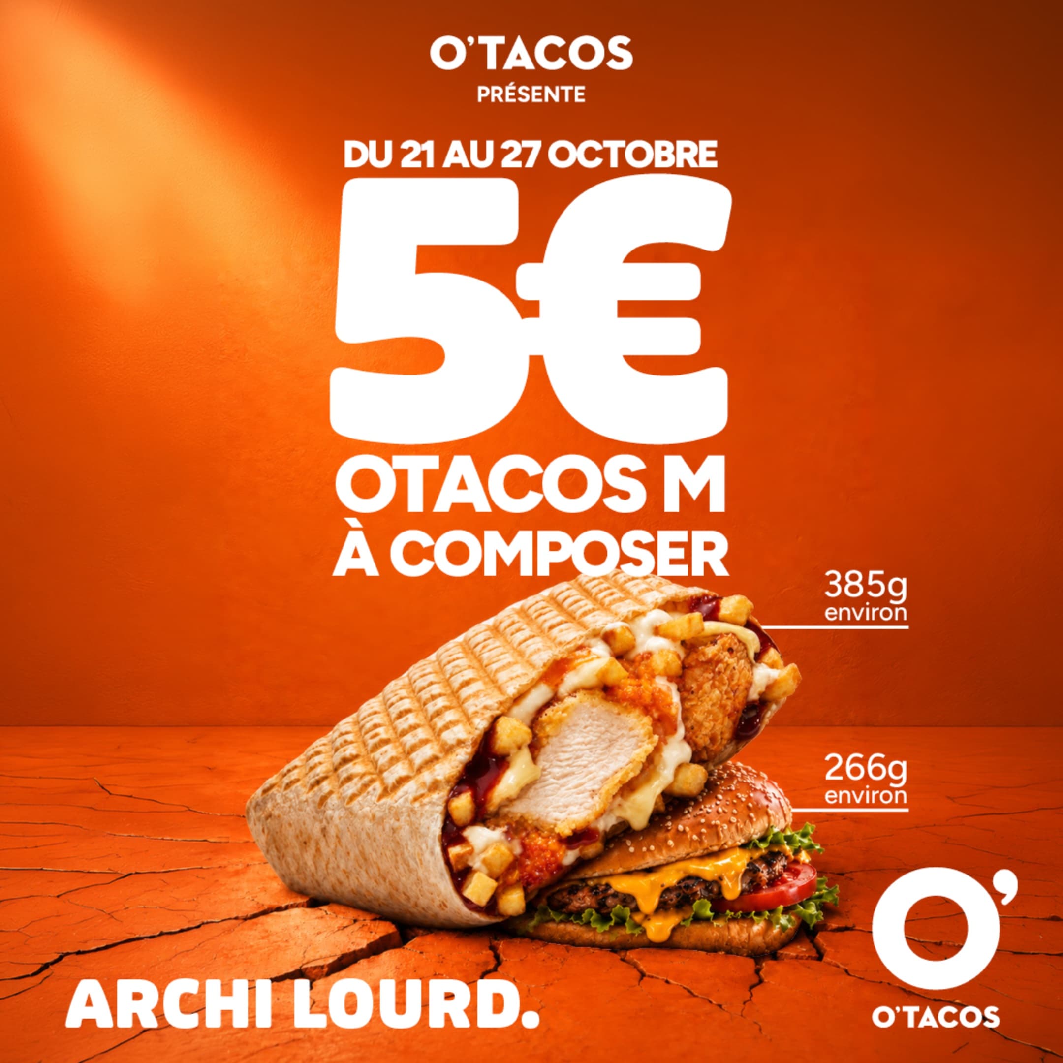 Tacos M à 5€