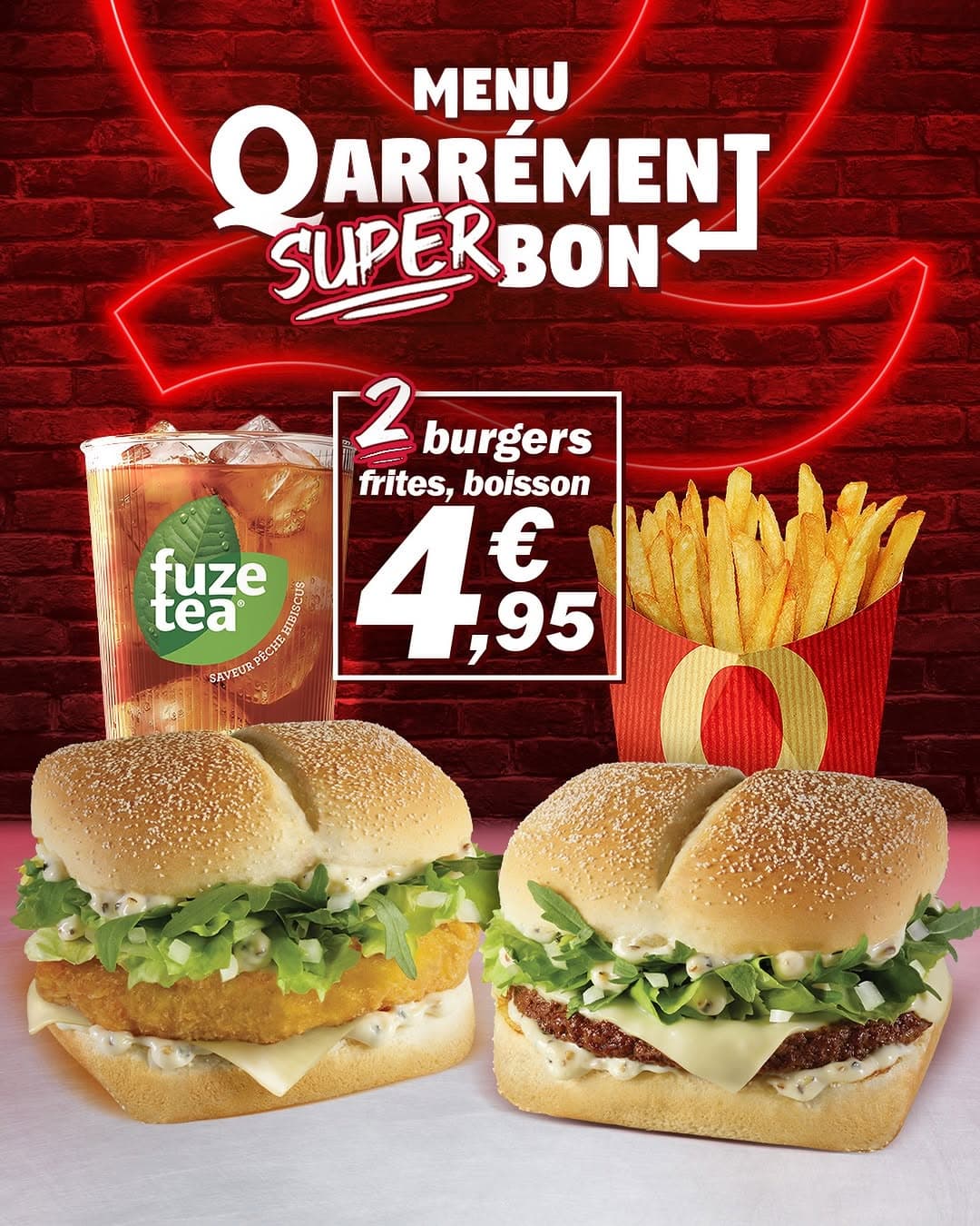 Menu à 4,95€