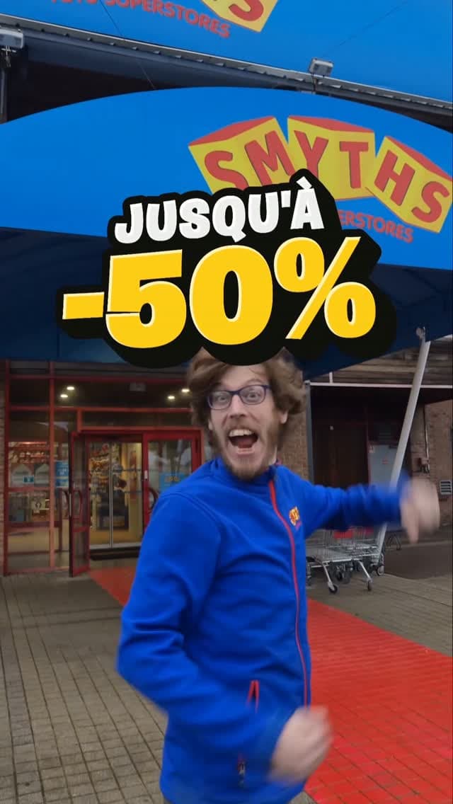 Jusqu'à -50% sur jouets