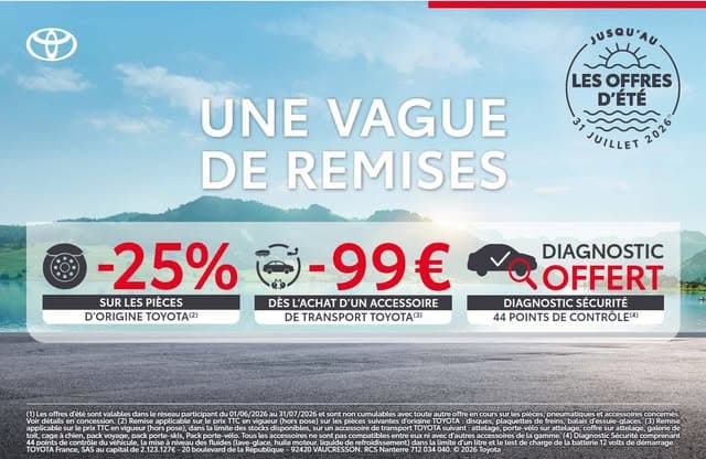 Offres d'été automobile